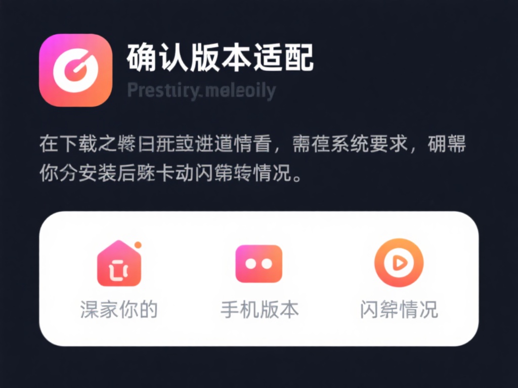 确认版本适配：在下载之前，建议查看应用的系统要求，